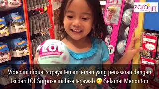Surprise Ball Lol Little Girl Boneka Bisa Pipis Zara Cute Buka Surprise