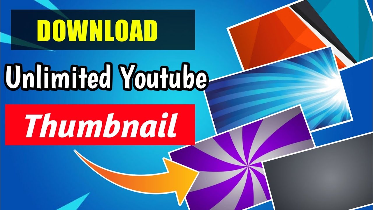 How To Download Youtube Thumbnail Background | Download Karo unlimited Youtube  Thumbnail Template - YouTube