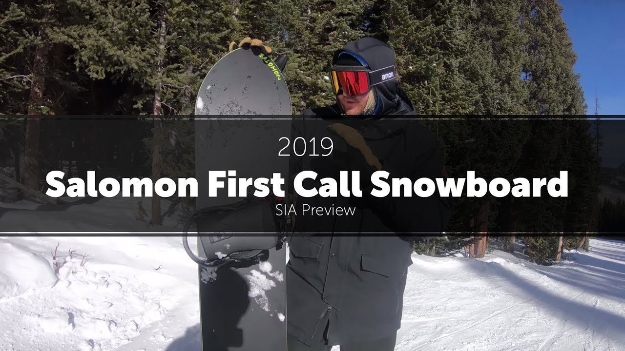 2019 Salomon First Call Snowboard - Preview - YouTube