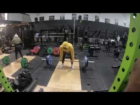 Back and Shoulder Workout in a New Gym Back and Shoulder Workout in a New Gym