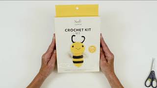 Fabric Editions Needle Creations Crochet Kit-Cow NCCRCHKT-COW - GettyCrafts