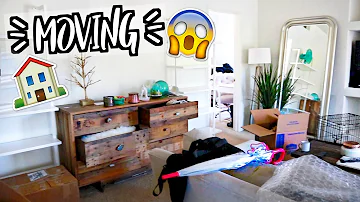 PACKING UP THE APARTMENT!! WE'RE MOVING!!