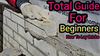 How To Lay Bricks For Beginners /ALL YOU NEEDED TO KNOW DIY