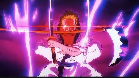 Zoro Uses Three Sword Style Purgatory Onigiri