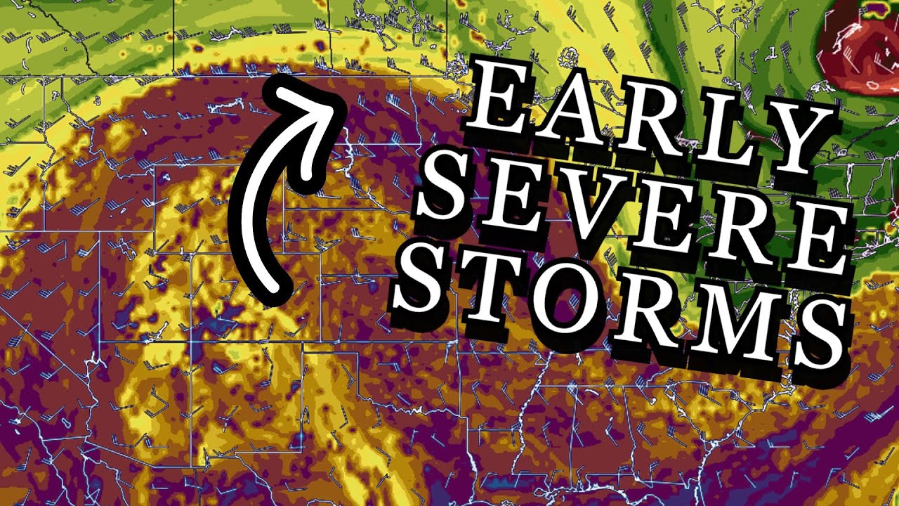 Early Severe Storms Possible Across the North Tuesday - YouTube