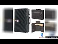 YATBEST Fashion True Pickup Bag Automatic Pop up Metal Wallet RFID Anti theft Brush Large Capacity C