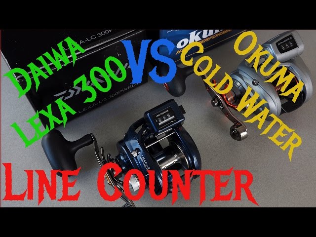 Line Counters Daiwa Lexa-LC 300PWR-P vs. Okuma Cold Water