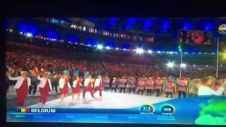 Belgium Parade of Nations 2016 Rio Olympics