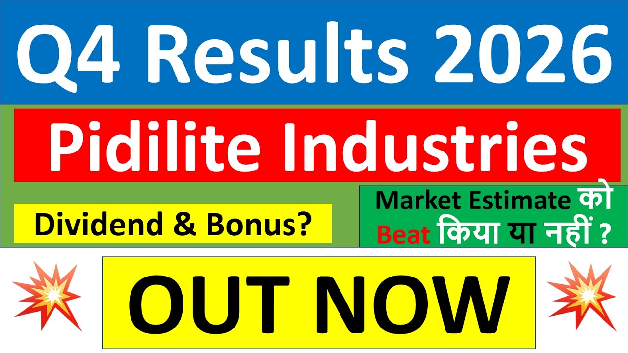 Pidilite Q4 results 2026 | Pidilite results today | Pidilite Share News ...