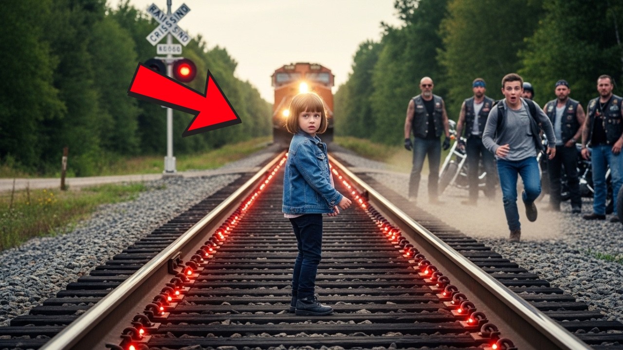 Poor Kid Saved a Biker’s Deaf Daughter From the Tracks — What the Riders Did Next Was Unbelievable