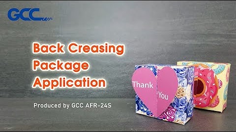GCC---Back Creasing Package Application
