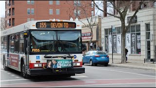 Ride on CTA route 155 WB Time Lapse