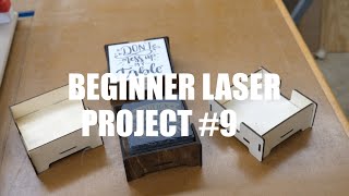 Beginner Laser Project 9 Coaster Holders