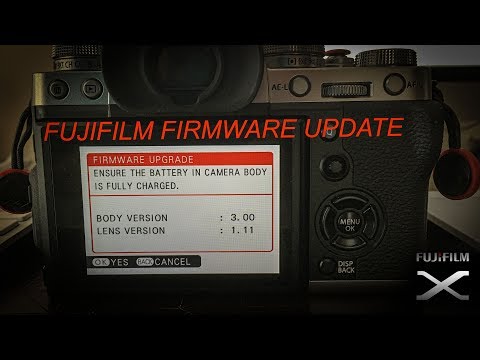How To Update your camera Firmware 2019 Fujifilm fuji