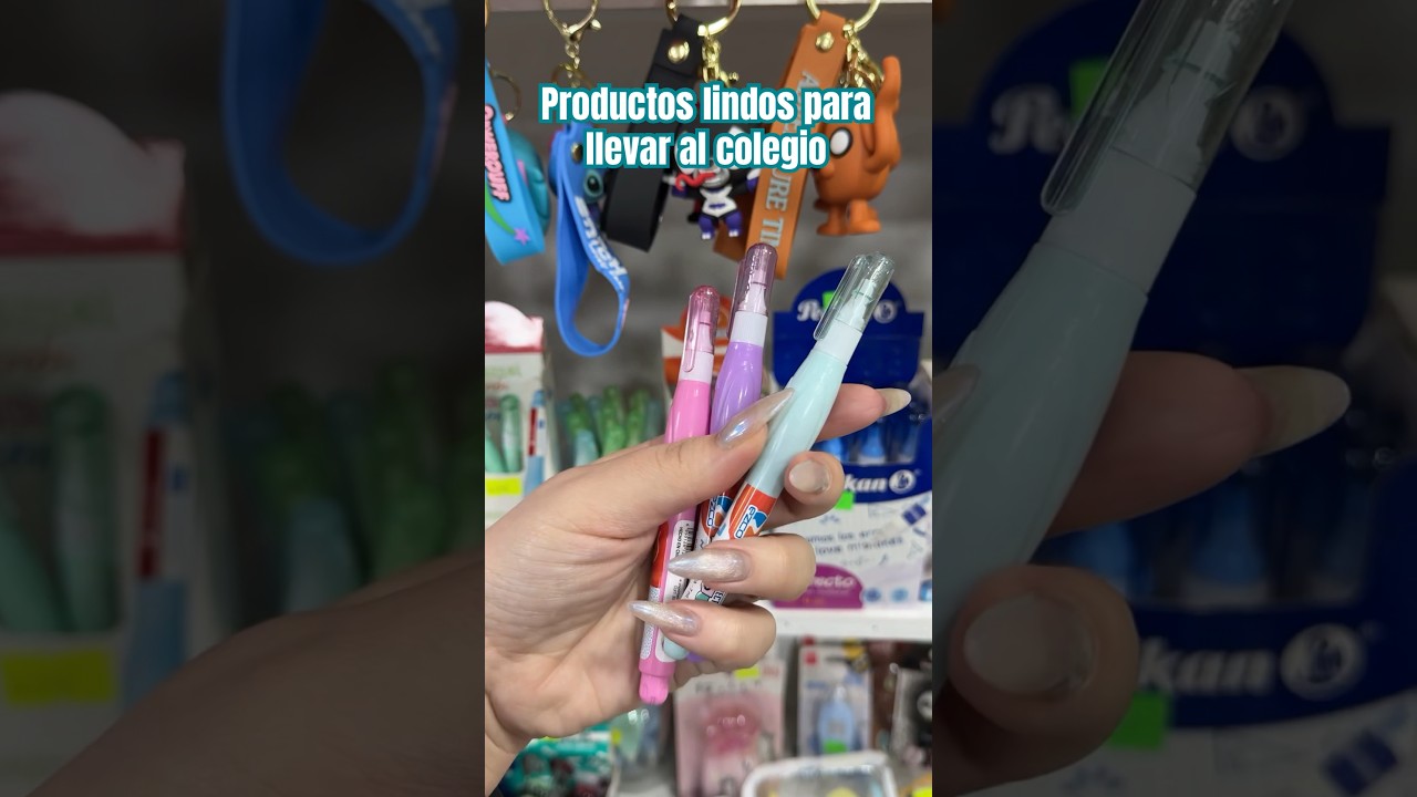 Productos lindos y económicos para llevar al colegio! Corrector pastel 