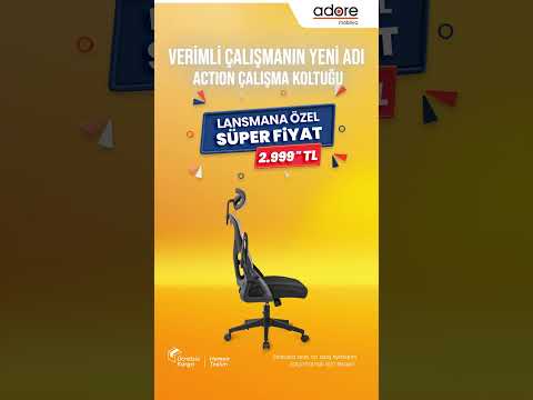 Action Çalışma Koltuğu |  #adoremobilya #ofisdekorasyonu