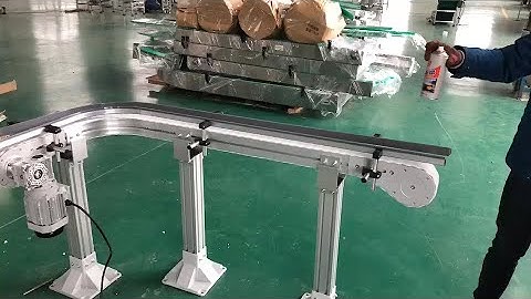 Flexlink chain conveyor testing in Maxsen factory