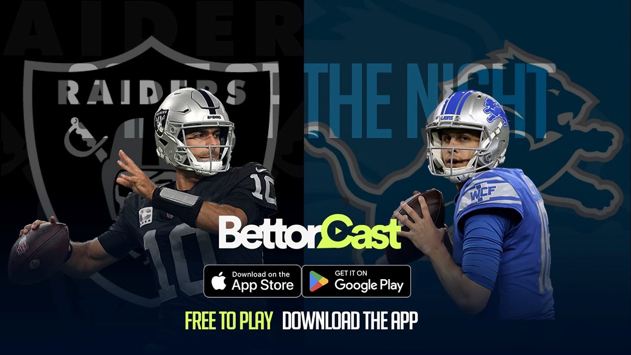 Monday Night Football Preview | Las Vegas Raiders at Detroit Lions | Player Props & NFL Betting