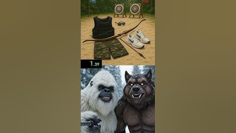 Yeti and Dogman - Missing Dance Songs brainrot 🙀 PART 1 #brainrot  #funny