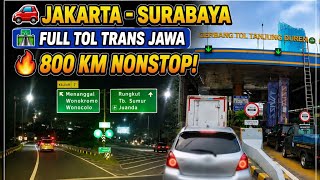 Road Trip Jakarta - Surabaya FULL TOL Trans Jawa 🚗 Perjalanan 800 KM Nonstop yang Seru 