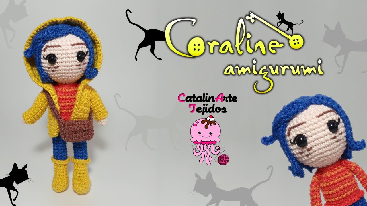 Coraline Amigurumi AVANZADO | CatalinArte Tejidos - YouTube