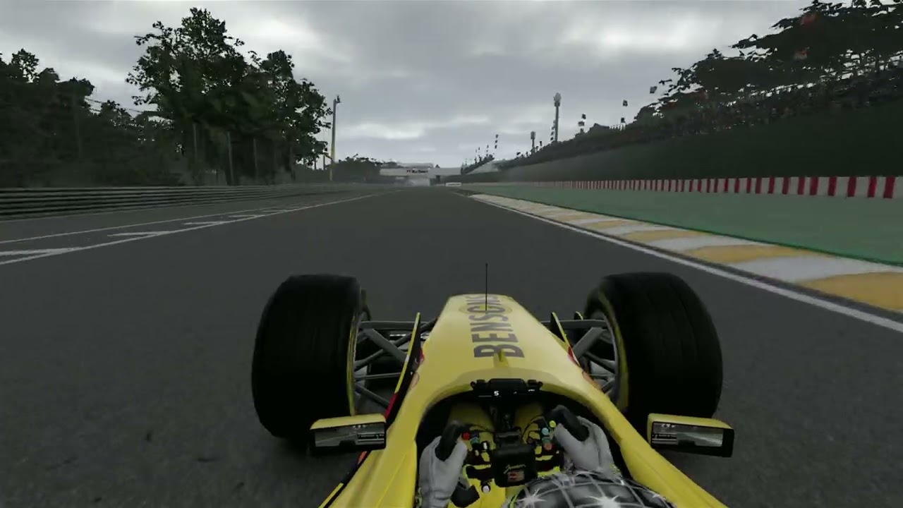 Ralf Schumacher na Jordan – Interlagos | 4K GAMEPLAY