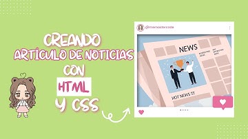Crea una Página de Artículo de Periódico con HTML y CSS | Proyecto Frontend Fácil #htmlcss
