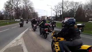 Pau : environ 500 motards en colère défilent à travers la ville