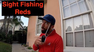 Sight Fishing REDFISH in the Louisiana Marsh