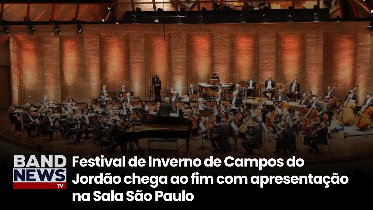 Festival de Inverno de Campos do Jordão chega ao fim com apresentação na Sala São Paulo |BandNews TV