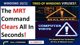 Windows Malware? MRT Command Wipes Viruses Fast!