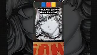 Guess the COLOR of my art! 🟦🟥🟨
