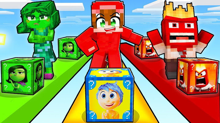 Desafío de Lucky Blocks de INTENSAMENTE 2 en Minecraft!