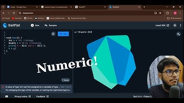 Dart Numeric Data Types: Understanding int, double, and num.