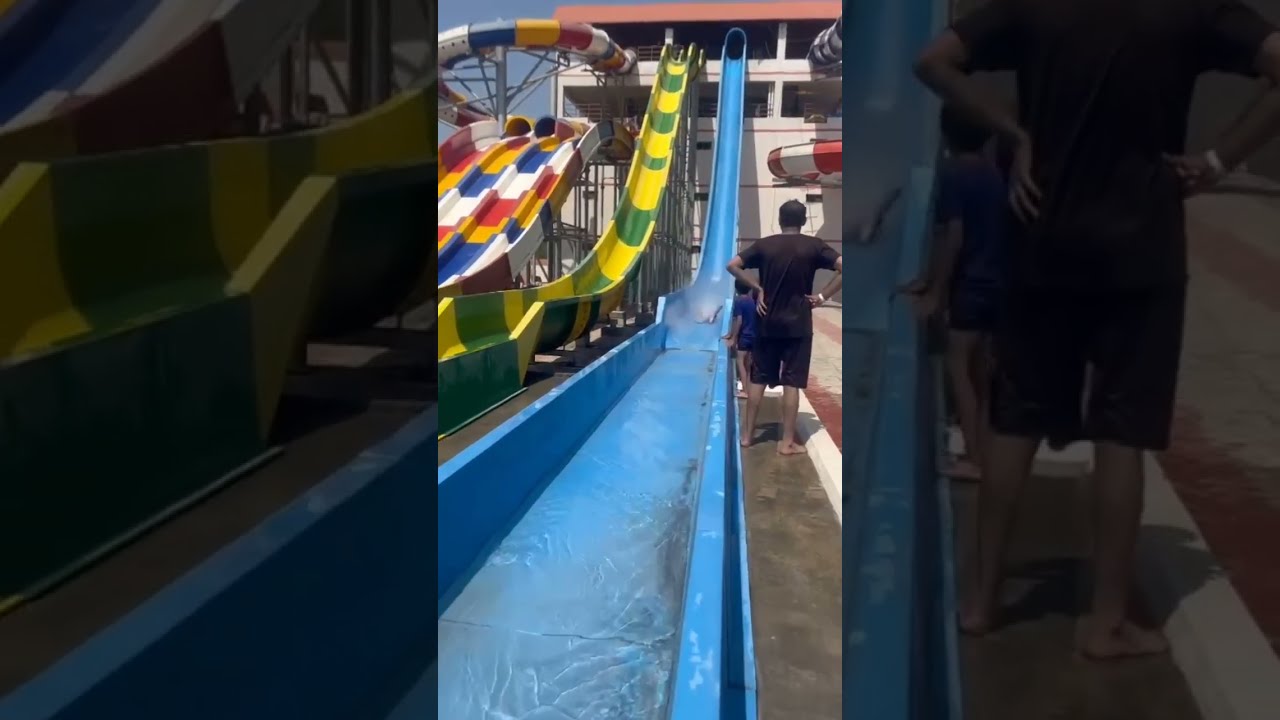 Water park ride🏄♂#masti# cute baby#shorts#skam song