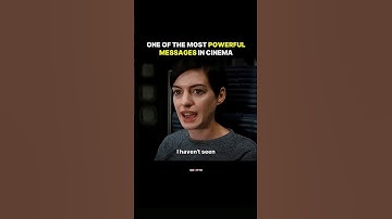 One of The Most Powerful Messages in Cinema.