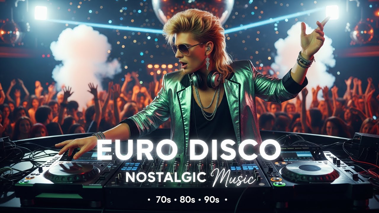 Vintage Retro Euro Disco Night 1980s | High-Energy Neon Groove for Classic Souls ⚡