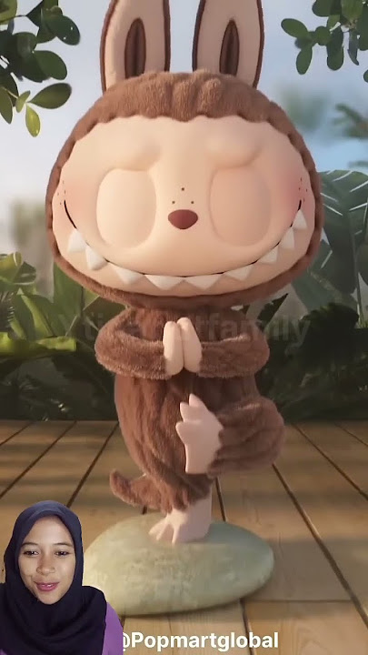 Senam bersama labubu #shortvideo #cute #senamyoga #senam