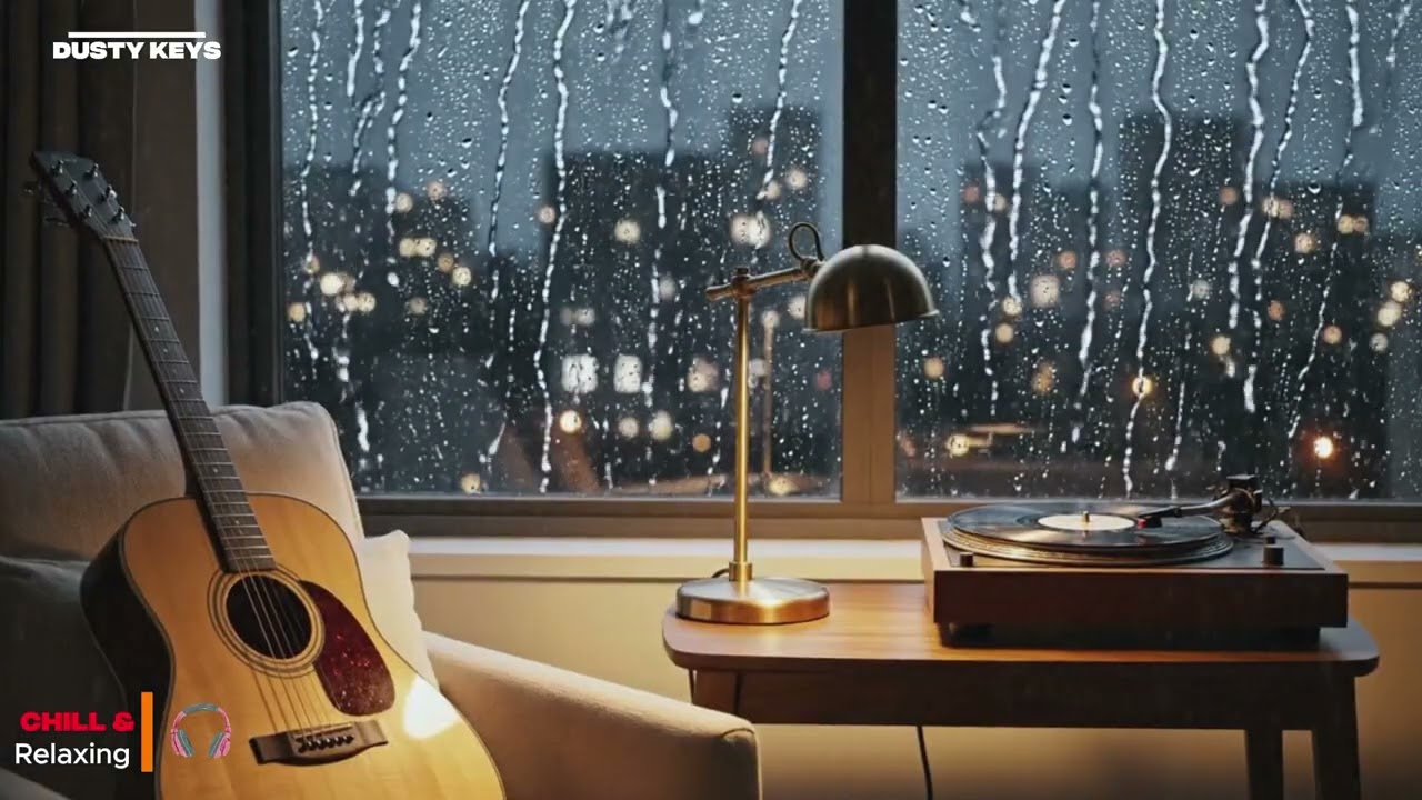 Soft Jazz for Focus and Work | Cozy Night Atmosphere for Deep Concentration