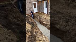 Building a house laying the foundations