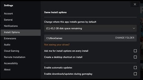 How to install Xbox Games Other Than C drive in Windows 10 PC