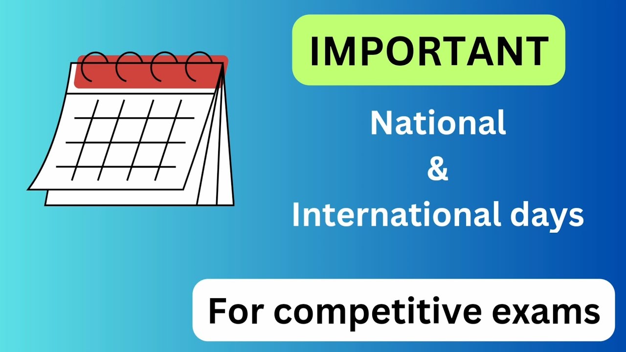 Important Days For Competitive Exams YouTube important-days-for-competitive-exams-youtube