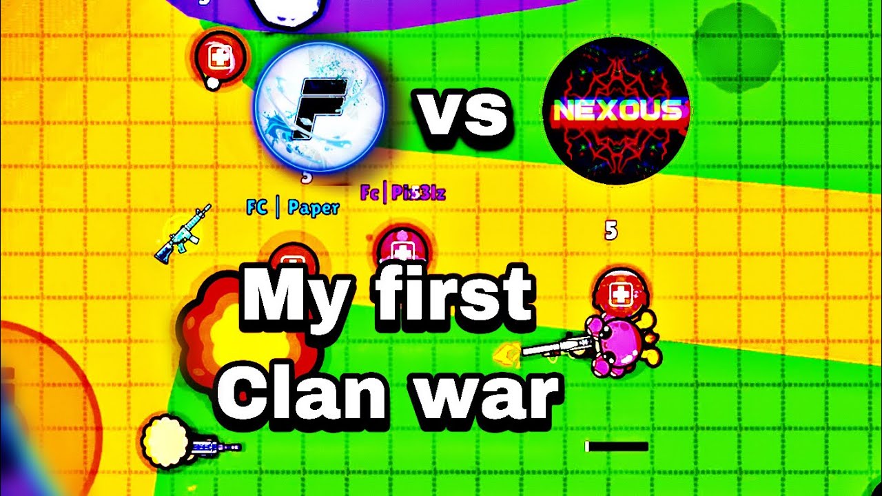 Zombs Royale My first clan war YouTube