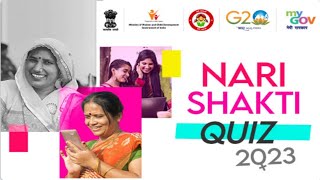 NARI SHAKTI QUIZ 2023 | MyGov Online Quiz | #MyGovOnlineQuiz #CashPrizes #FreeCertificate #MyGov. screenshot 4