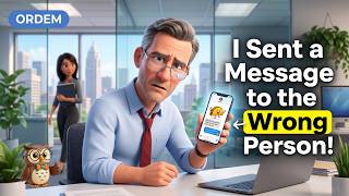 I Sent a Message to the Wrong Person! 😱📱 Funny English Story | A2 Listening Practice