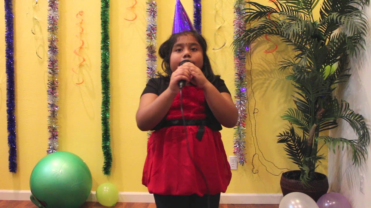 Hansini singing on New Year 2016 YouTube