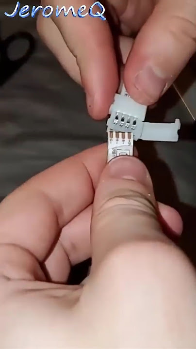 How To Add and Install More Lights To Your LED Strip Lights  #shorts