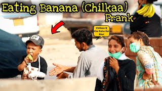 Eating Banana Chilkaa PRANK! - Hillirious Reactions