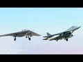 Russia’s Sukhoi S-70 Okhotnik  and Su-57 Stealth Fighter - Drone Okhotnik e Su-57 voam juntos