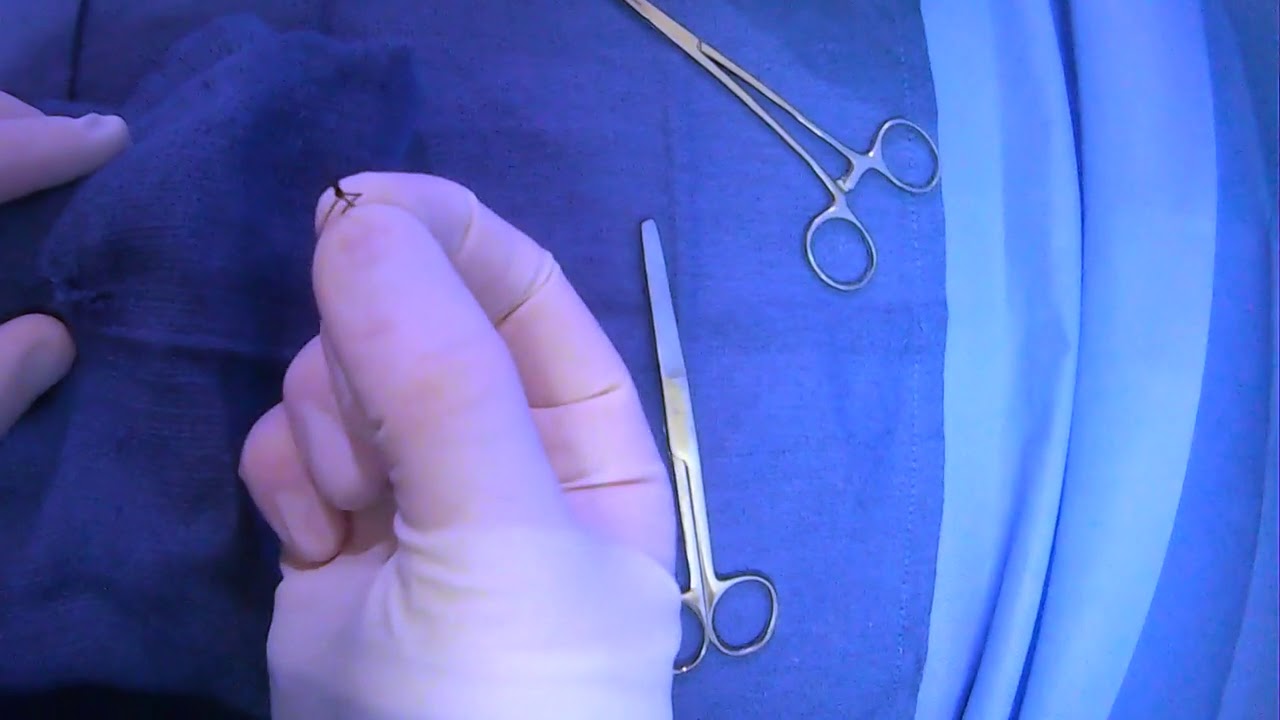 How to perform a Pursestring Suture: Proper Technique - YouTube